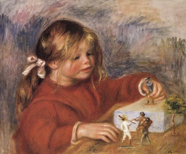 Pierre Renoir Coco Playing Sweden oil painting art